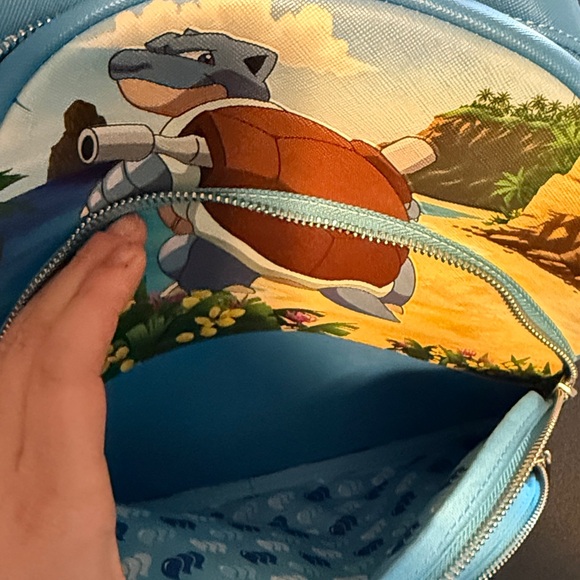 Loungefly Blue Pokémon Squirtle Evolution Mini Backpack - Picture 6 of 6